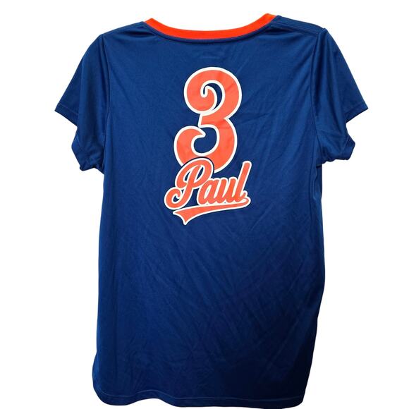 Womens OKC Thunder Shirt, New without tags Blue Orange Size Medium Pristine - Picture 5 of 6